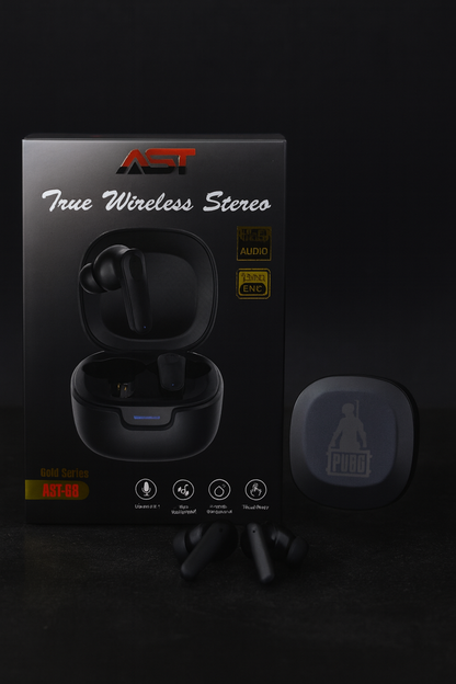 AST-G8 Gaming Earbuds | PUBG Edition | Dual Mode, ENC Noise Cancellation