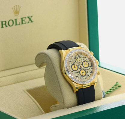 Rolex Cosmograph Daytona Eye of the Tiger 40mm Yellow Gold Oysterflex