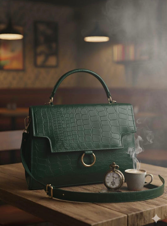 Ring Box Bag High Quality (Green)