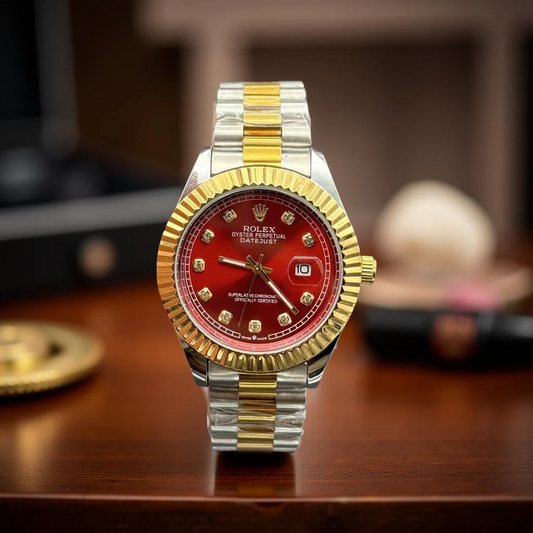Rolex Oyster Truetone with Red Dial