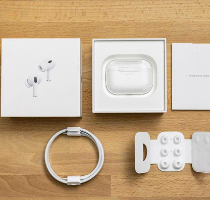 Airpods Pro 2 (2nd Generation) Wireless Earbuds with Buzzer, Magsafe Charging Case USB-C, Noise Cancellation