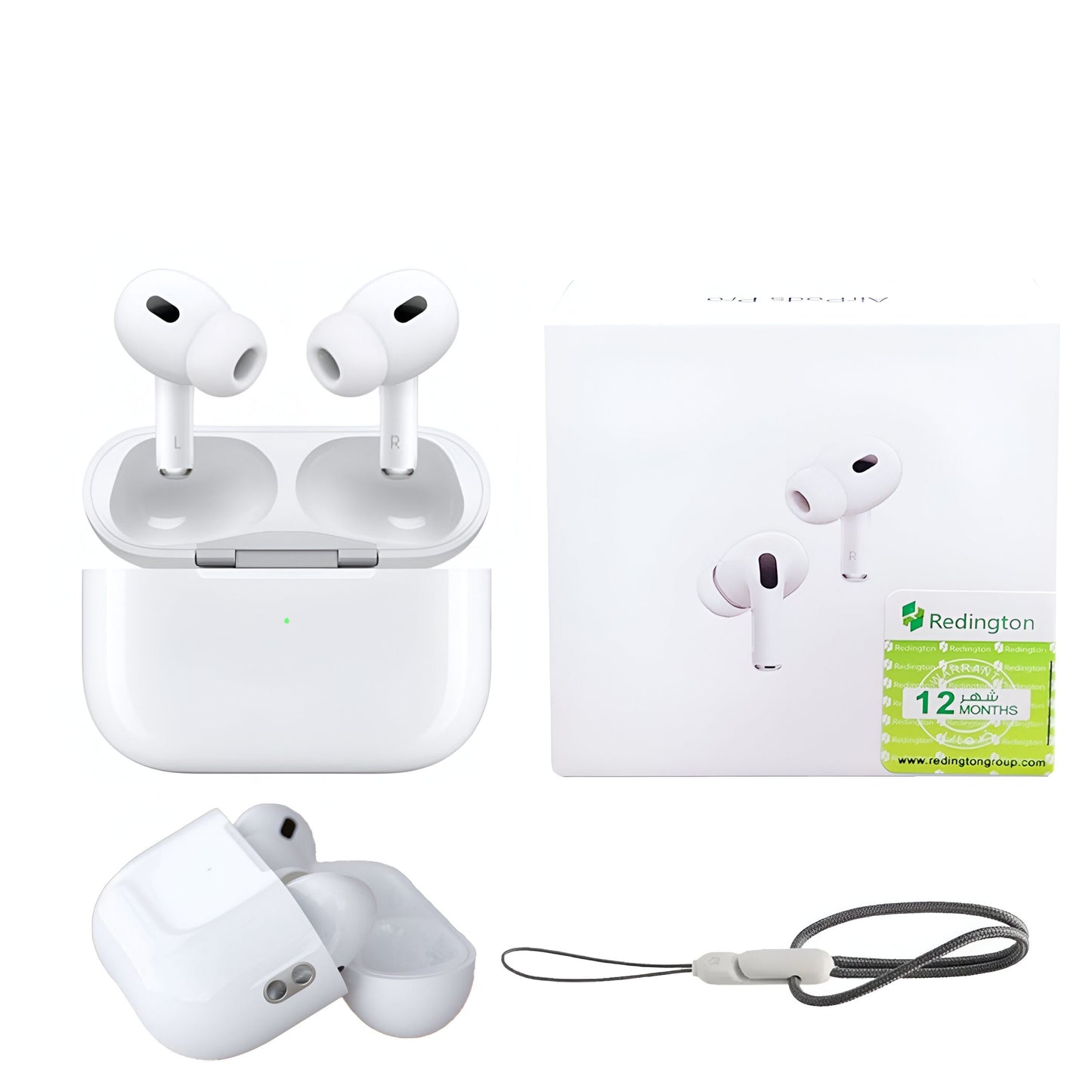 Airpods Pro 2 (2nd Generation) Wireless Earbuds with Buzzer, Magsafe Charging Case USB-C, Noise Cancellation