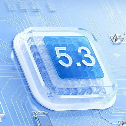 TWS Wireless Earbuds with LED Display -ENC Noise Cancellation, HiFi Stereo, Bluetooth ^ 5.3 - Available in Black & White