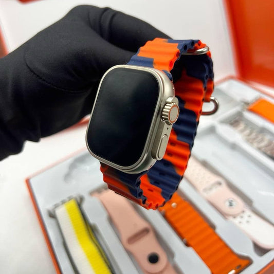 Ultra 7 in 1 Smart Watch Fitness Touch Screen Waterproof Bt Call Sport Ultra 7in1 Strap Smartwatch